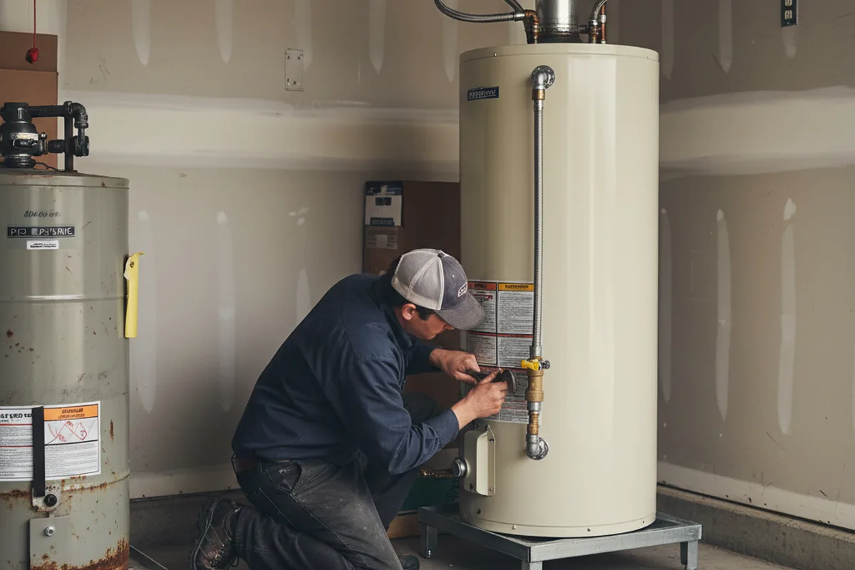 Water heater and shutoff valve replacement in Atlantic Highlands